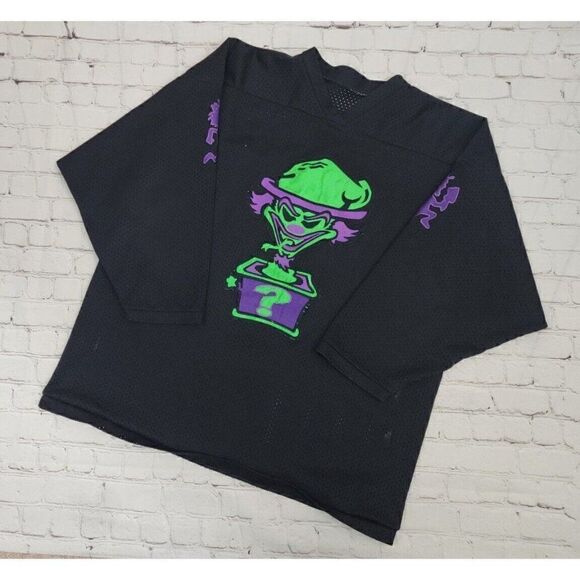 🤡 RARE Vintage AUTHENTIC K1 Insane Clown Posse Riddle Box Jersey Size XXL ICP - Picture 1 of 10